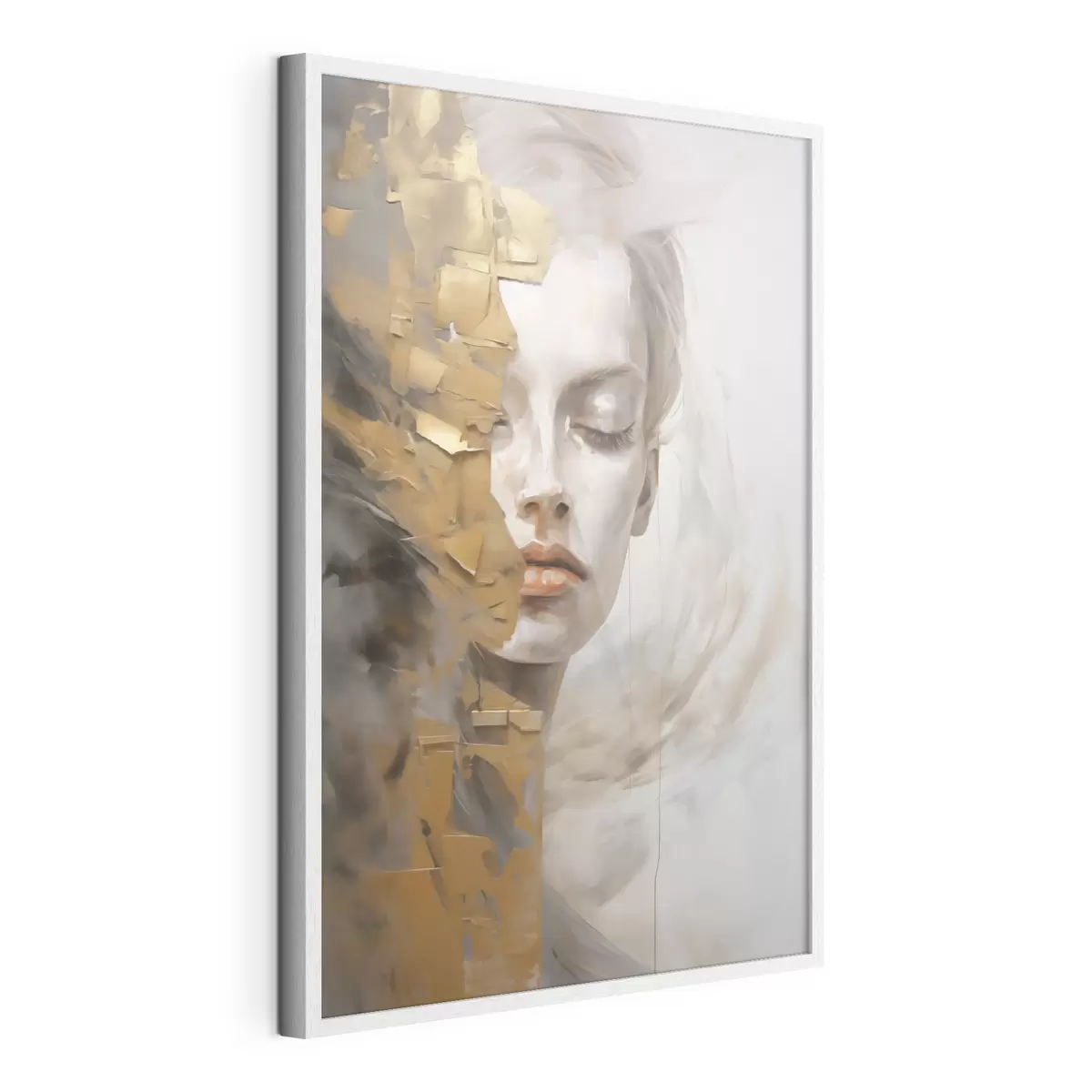 Poster Portrait abstrait, imitation d'un tableau f51129