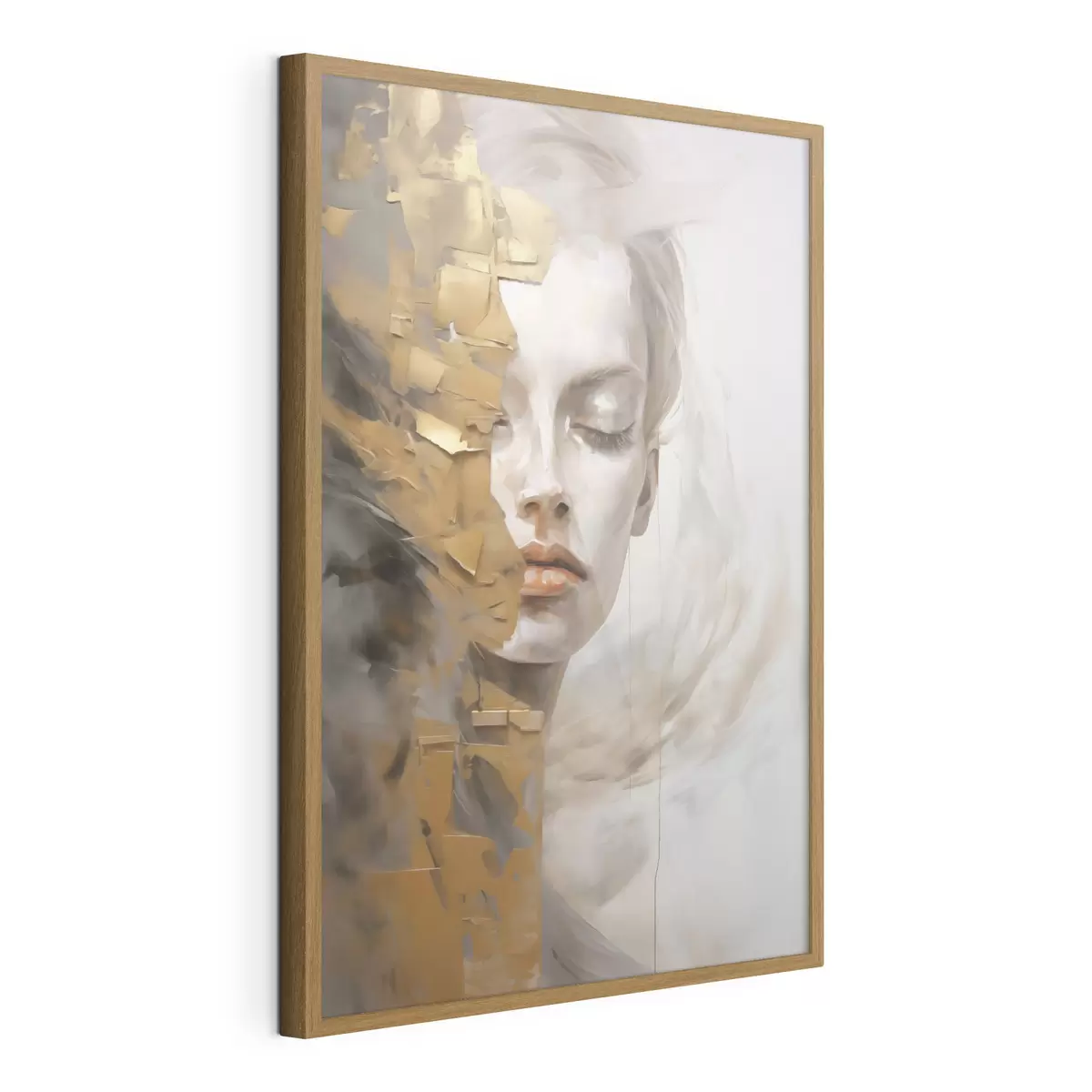 Poster Portrait abstrait, imitation d'un tableau f51129