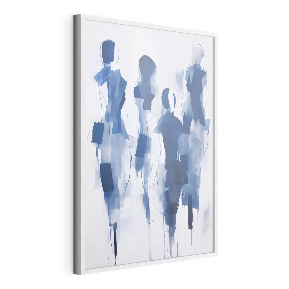 Poster Silhouettes abstraites, imitation de la peinture f51131