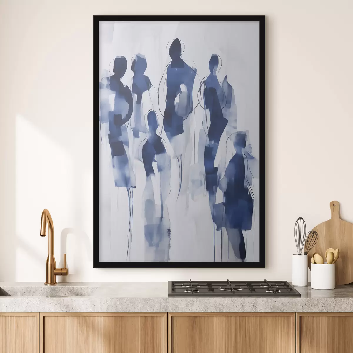 Poster Silhouettes, imitation de peinture f51132