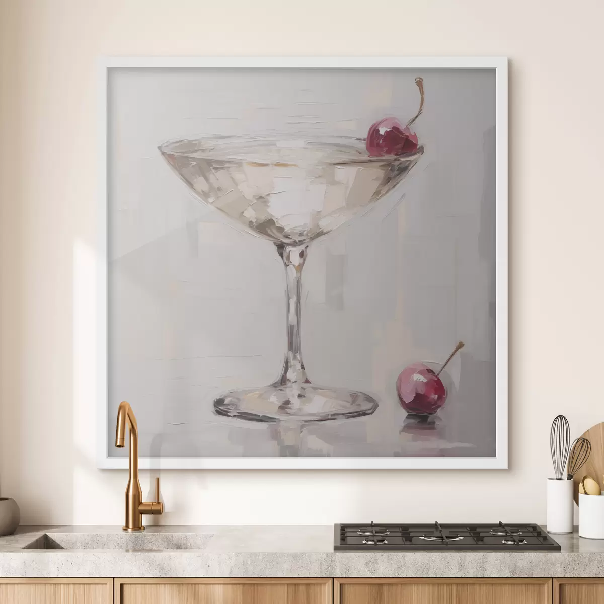 Poster Cocktail, imitation d'un tableau f51137