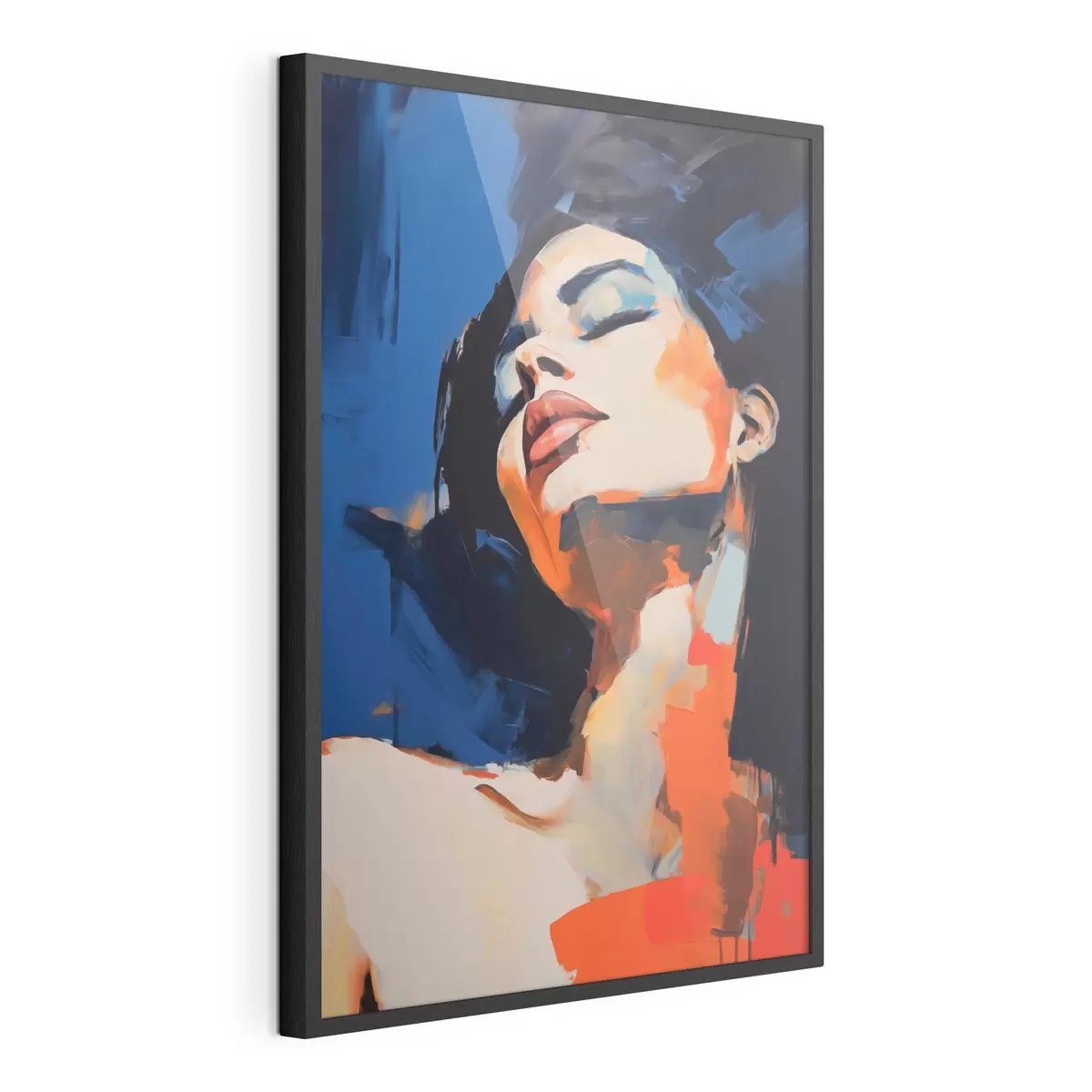 Poster Jeune fille endormie, imitation d'un tableau f51139