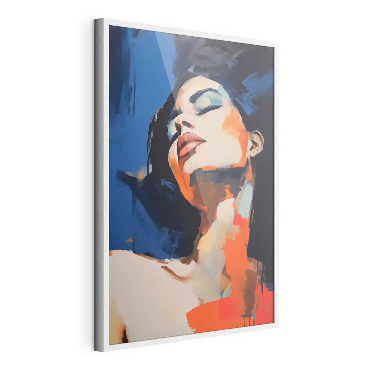 Poster Jeune fille endormie, imitation d'un tableau f51139