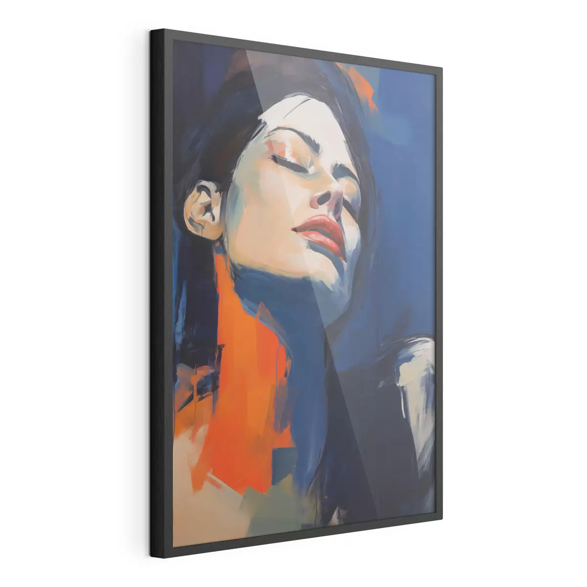 Poster Jeune fille endormie, imitation d'un tableau f51140