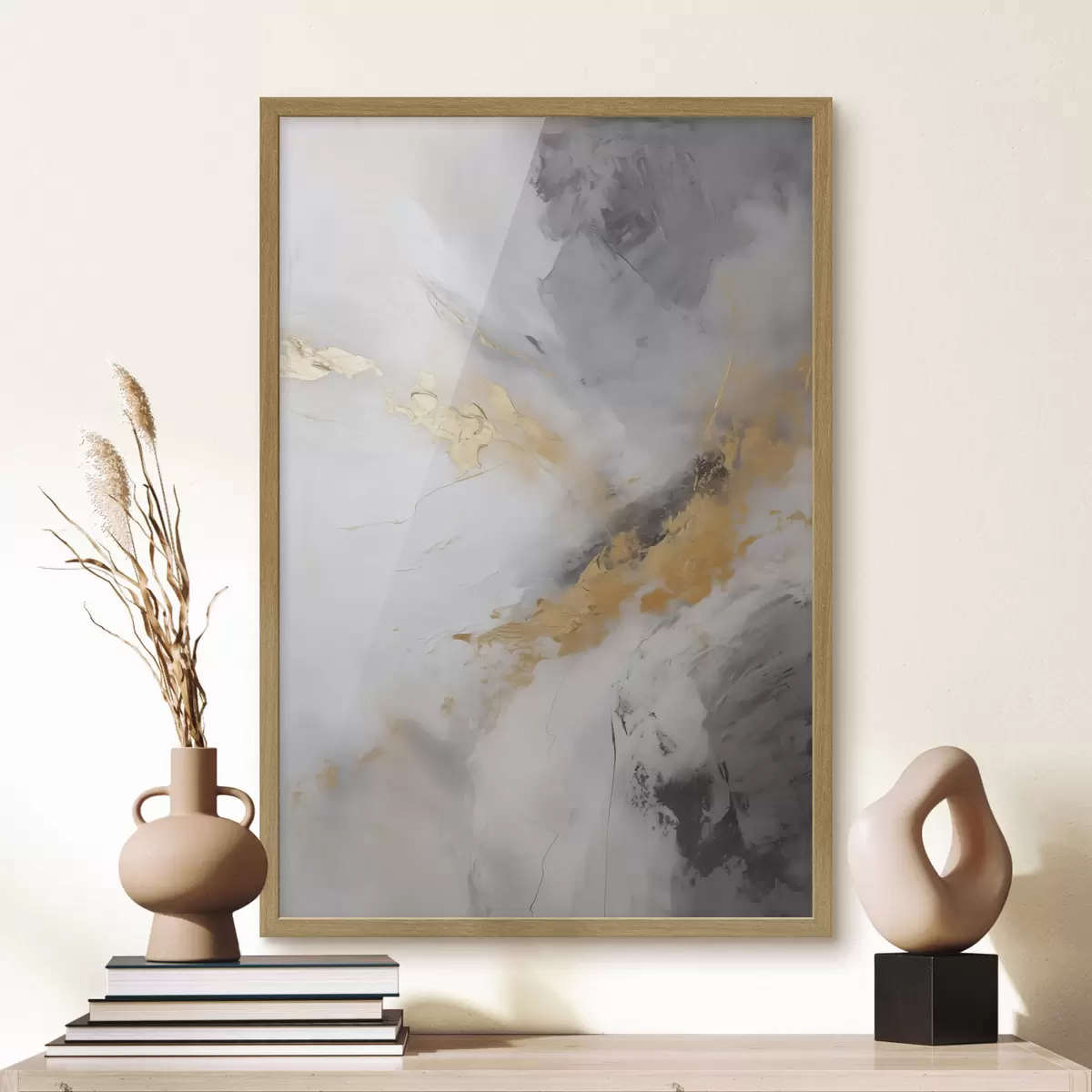 Poster Composition abstraite, imitation d'un tableau f51141