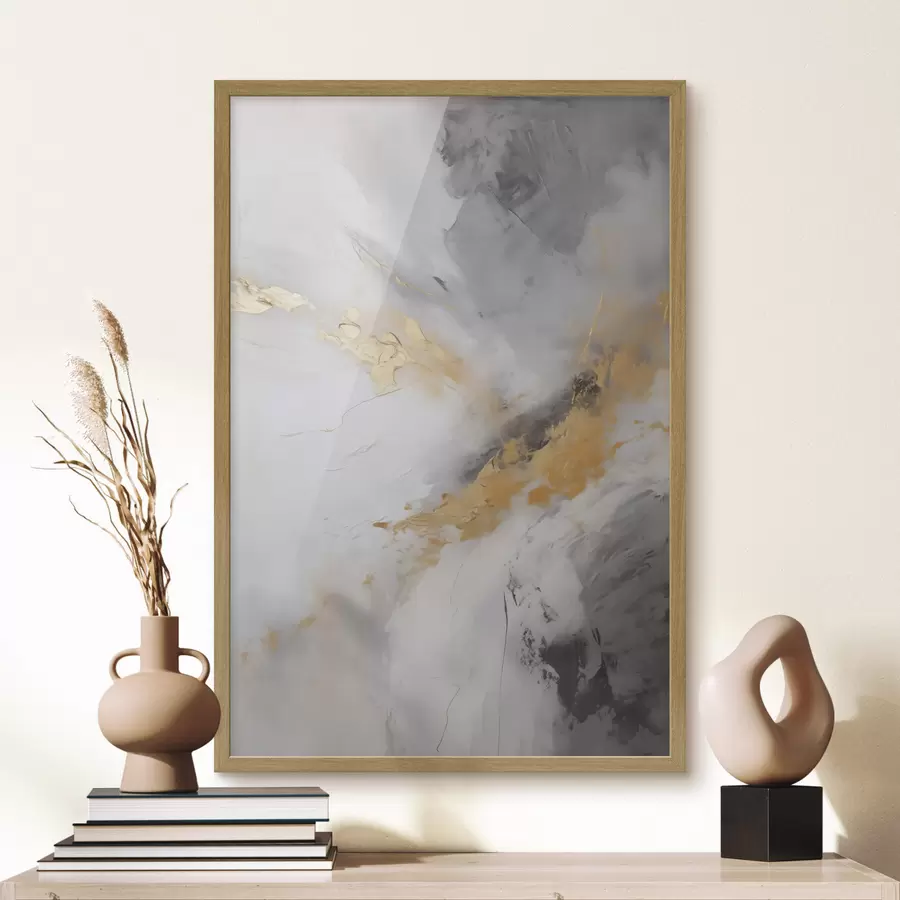 Papier peint Composition abstraite, imitation d'un tableau f51141