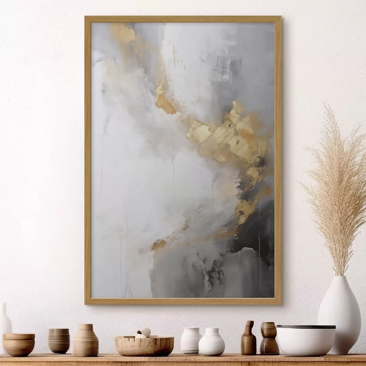 Poster Abstraction moderne, imitation de la peinture f51142