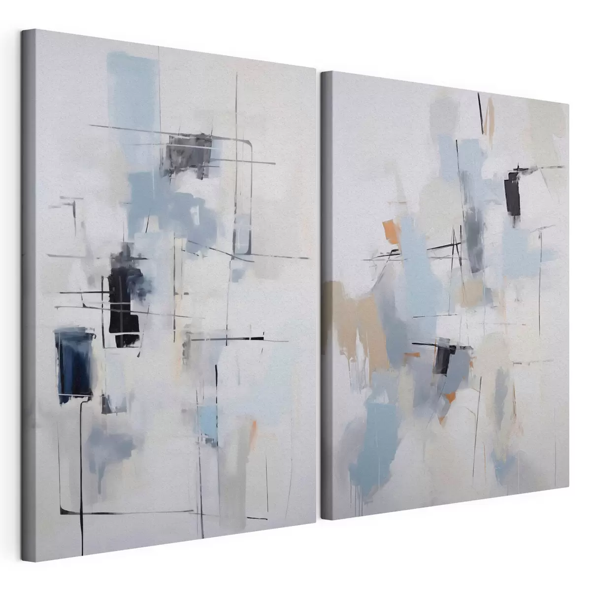 Tableau Abstraction chaotique, imitation de la peinture m31095