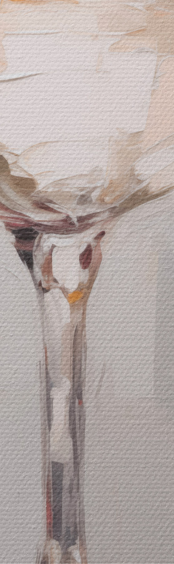 Tableau Des lèvres et un cocktail, une imitation d'un tableau m31100