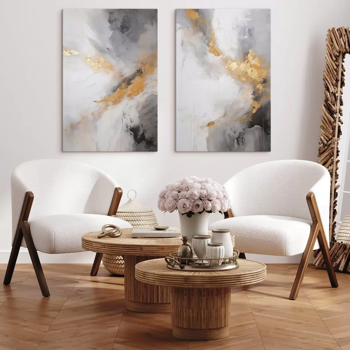 Tableau Abstraction moderne, imitation de la peinture m31102