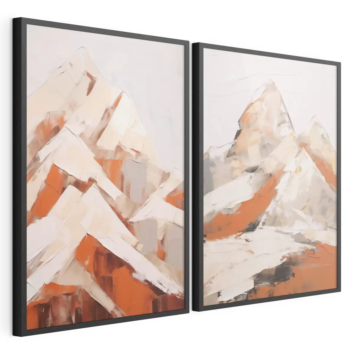 Poster Montagnes, imitation d'un tableau d31094