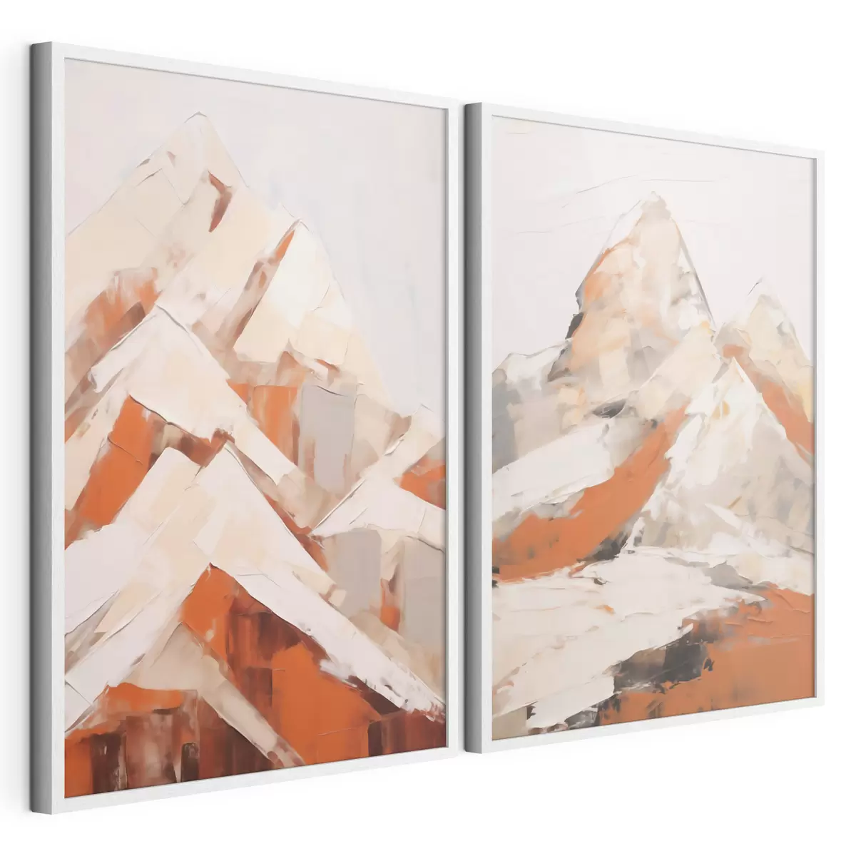 Poster Montagnes, imitation d'un tableau d31094