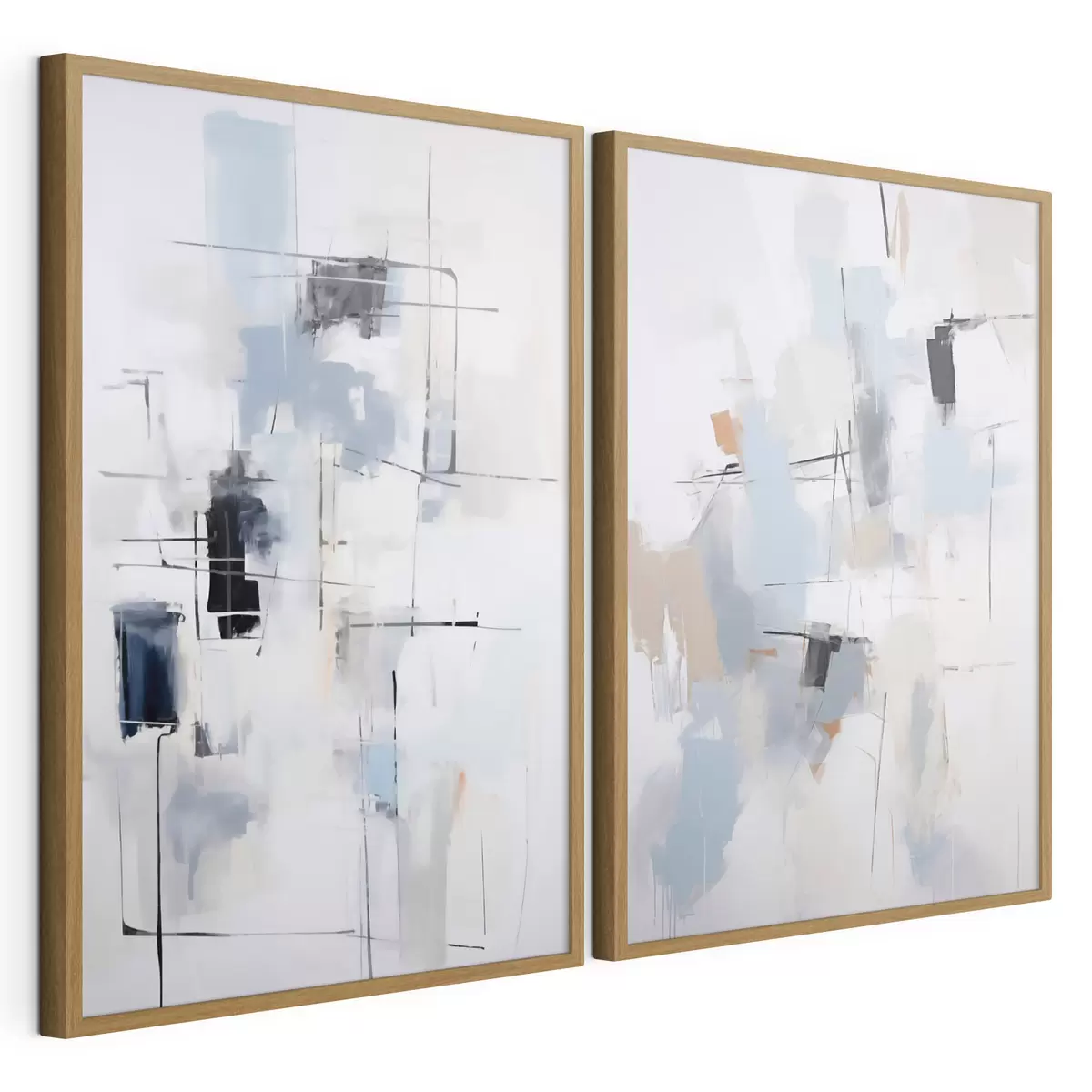 Poster Abstraction chaotique, imitation de la peinture d31095