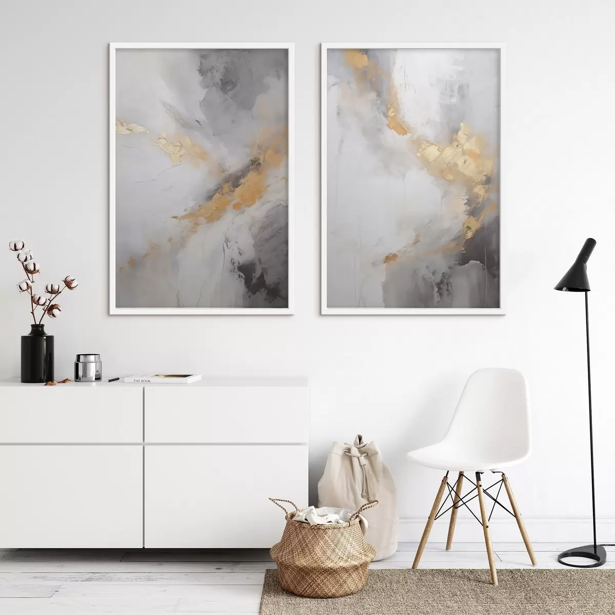 Poster Abstraction moderne, imitation de la peinture d31102
