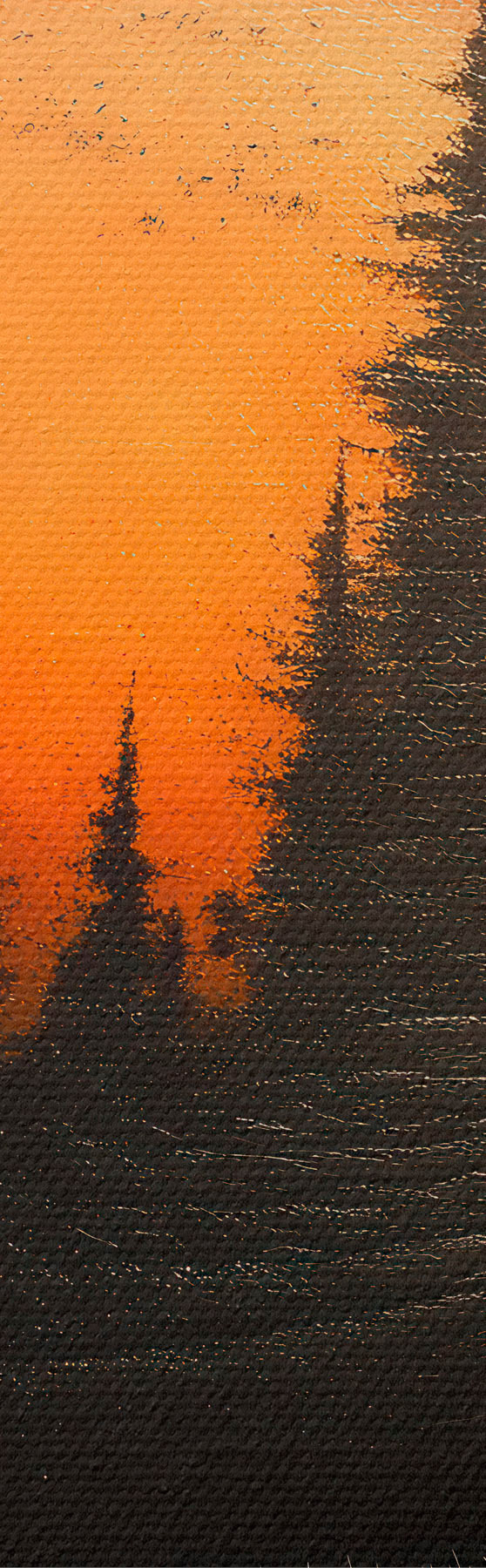 Tableau Le coucher de soleil dans ses yeux s51048