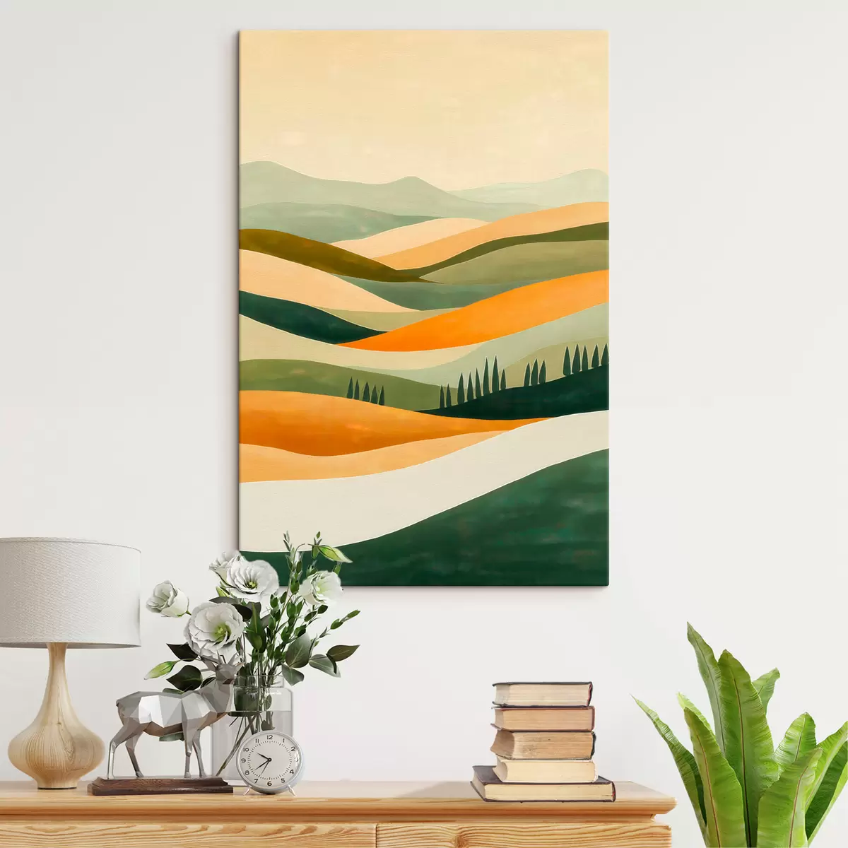 Tableau Collines colorées s51057