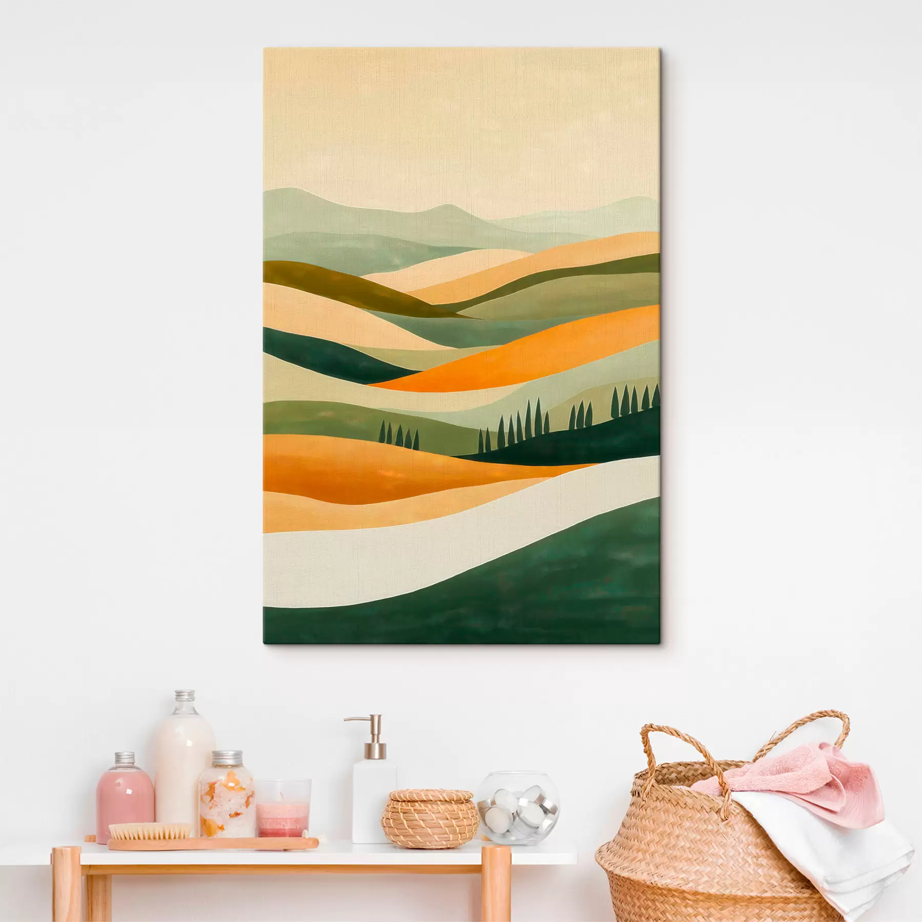 Tableau Collines colorées s51057