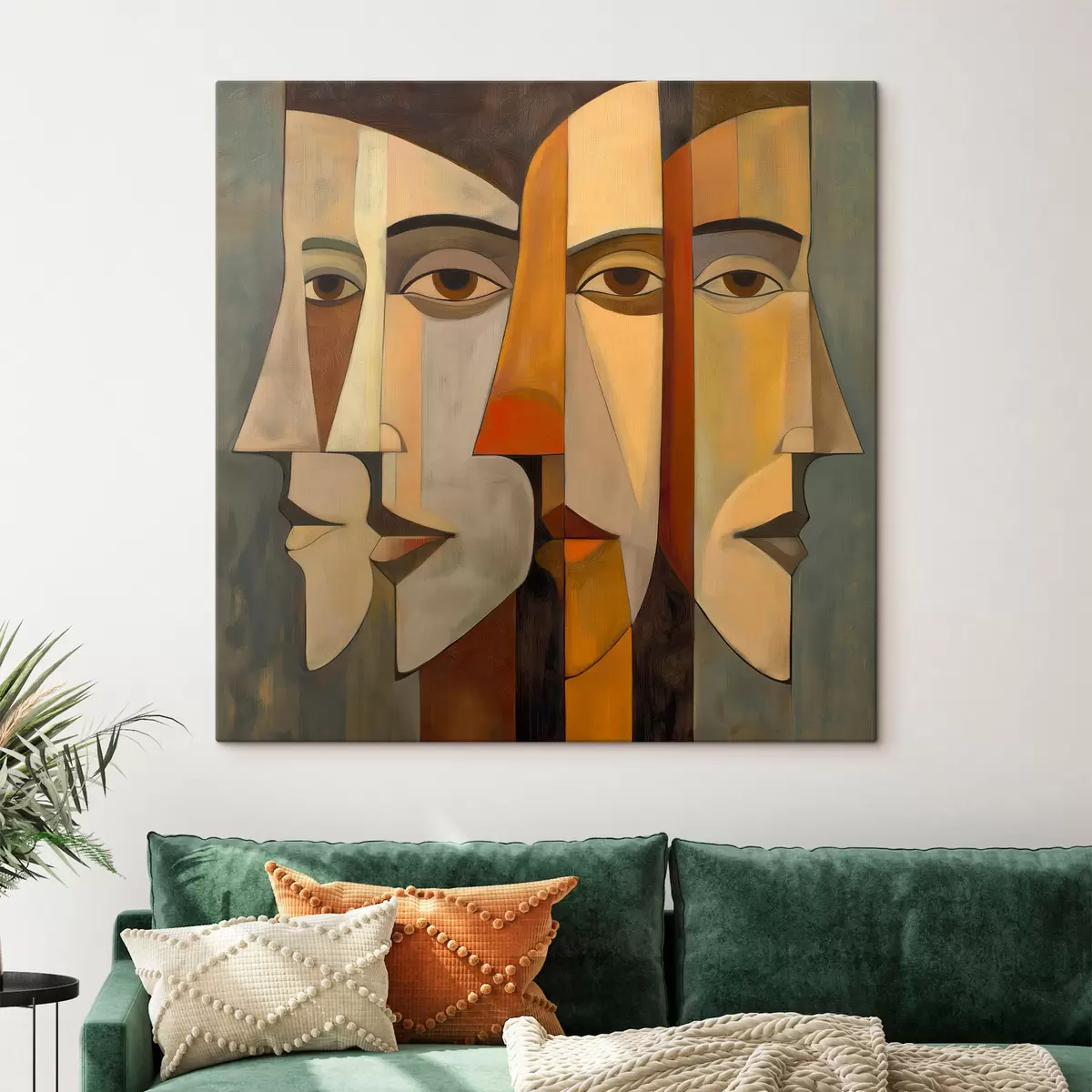 Tableau Visages abstraits s51067
