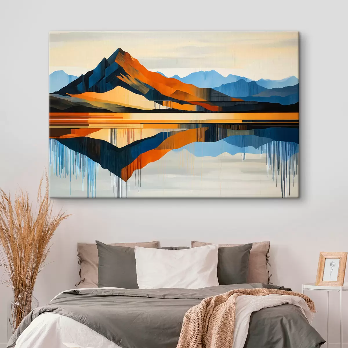 Tableau Des montagnes hautes en couleur s51070