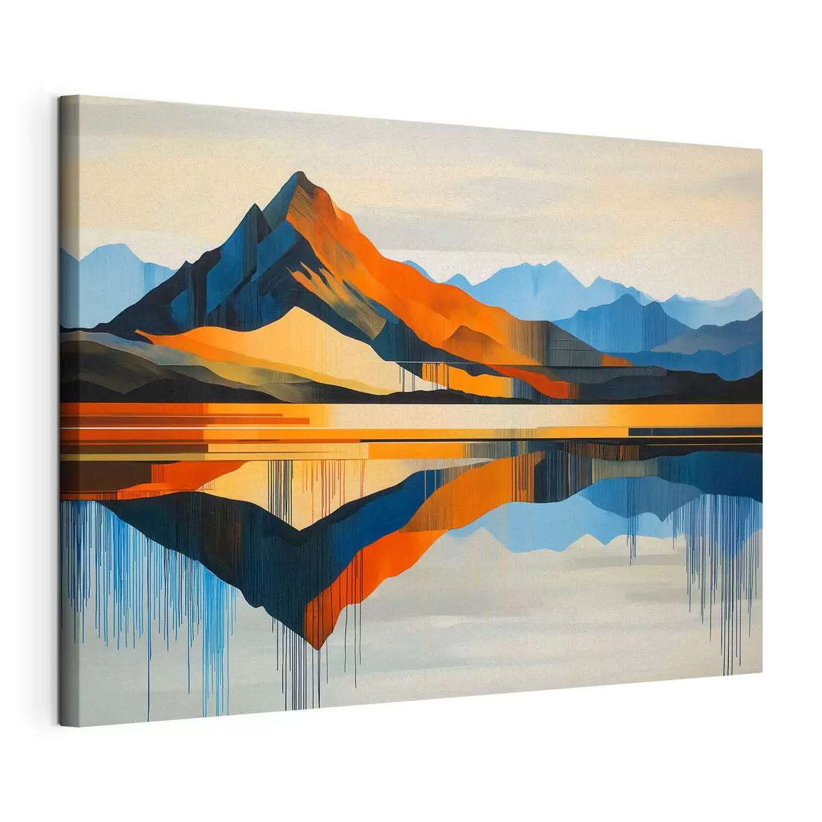 Tableau Des montagnes hautes en couleur s51070