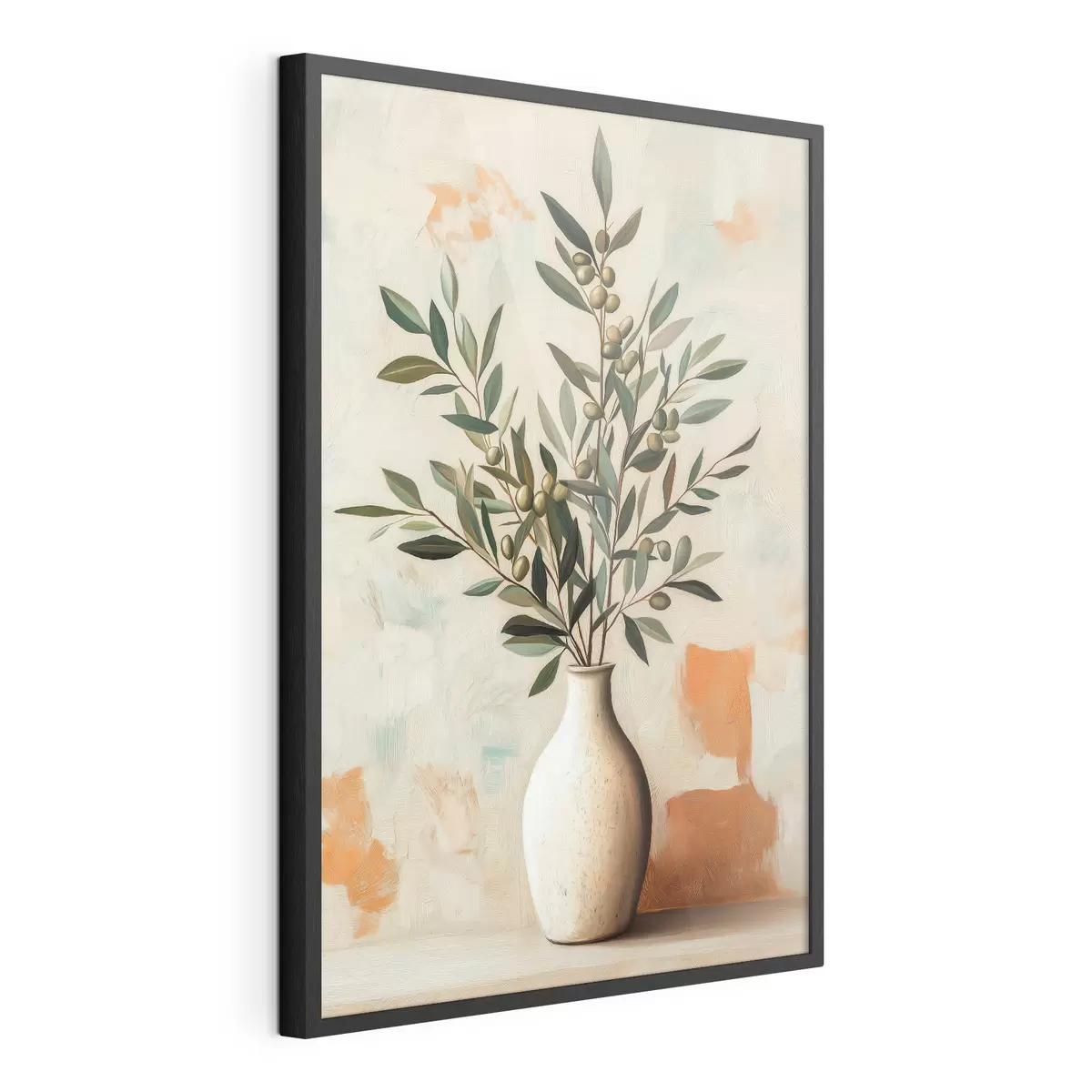 Poster Des branches d'olivier dans un vase f51047