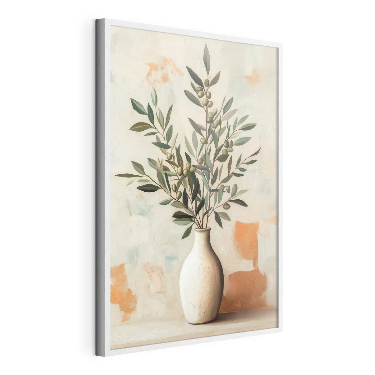 Poster Des branches d'olivier dans un vase f51047