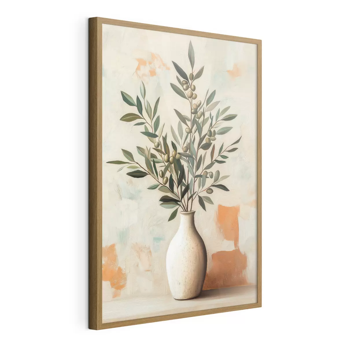 Poster Des branches d'olivier dans un vase f51047