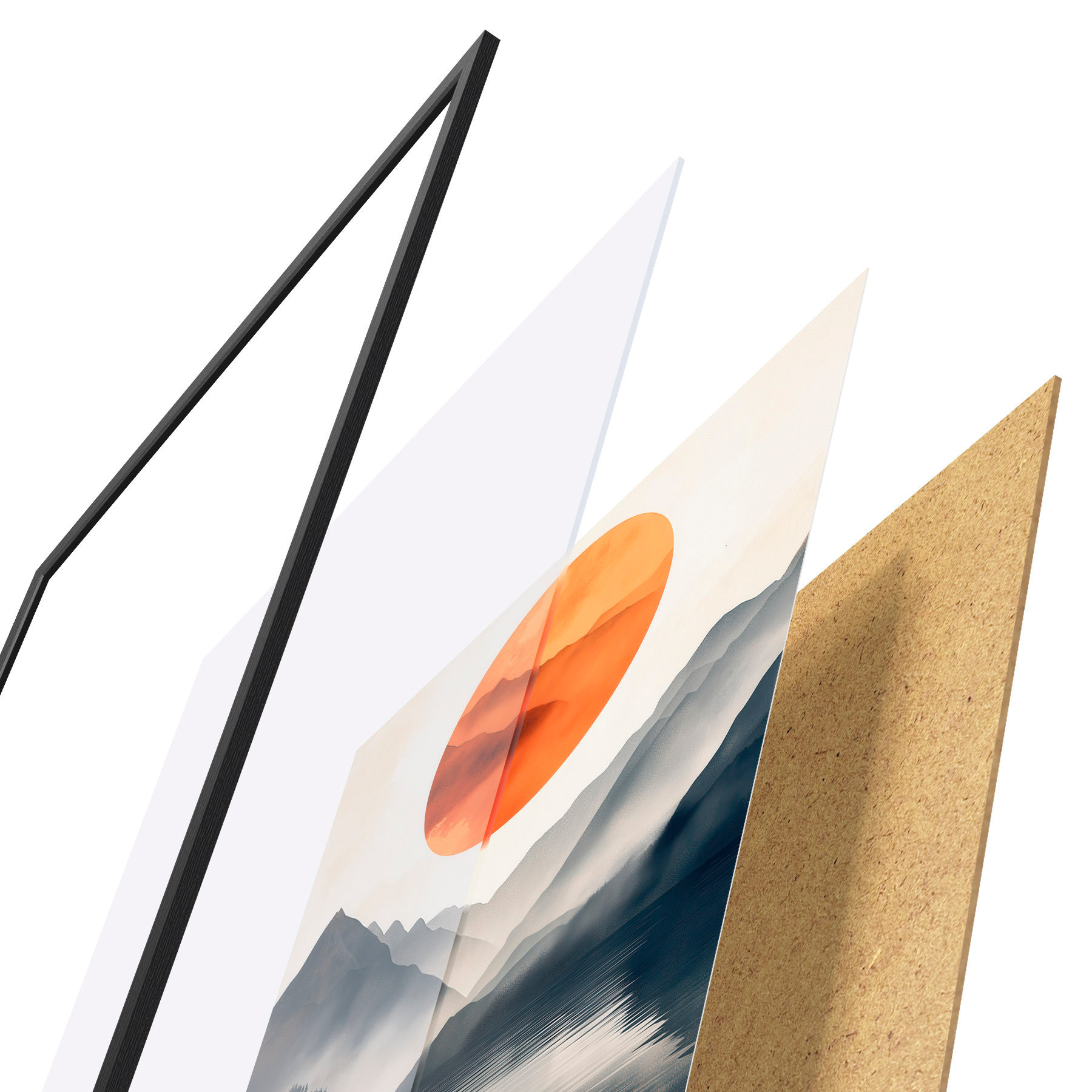Poster Coucher de soleil f51054