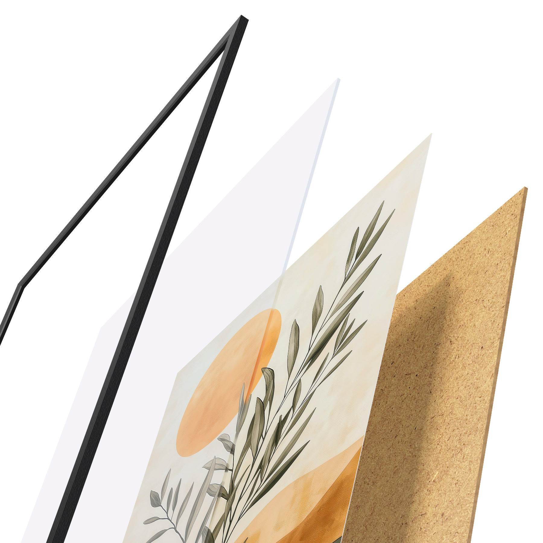 Poster Une branche d'olivier f51055