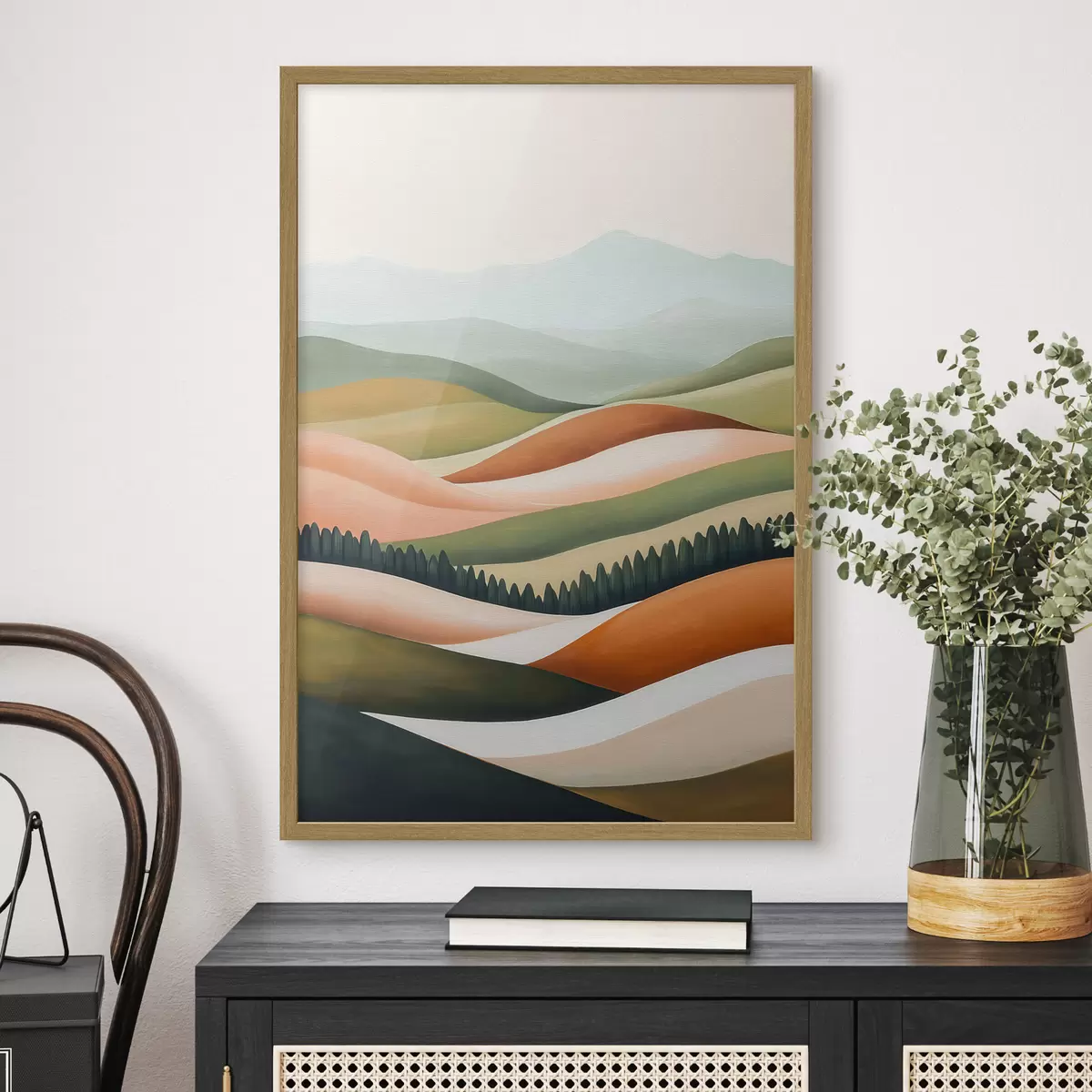 Poster Collines colorées f51056