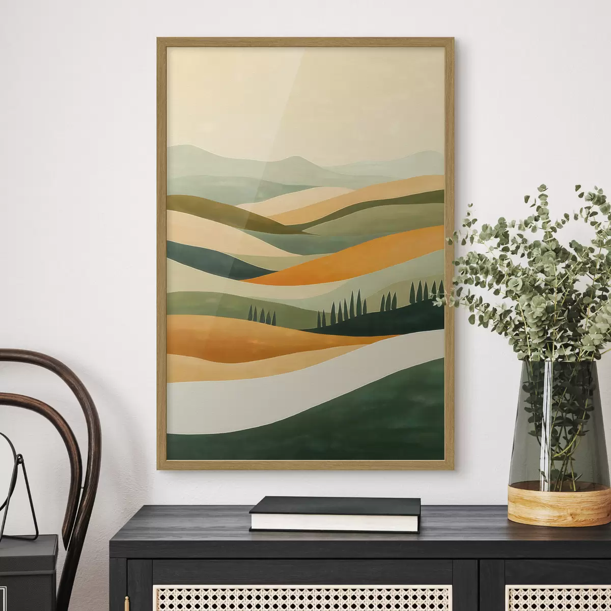 Poster Collines colorées f51057