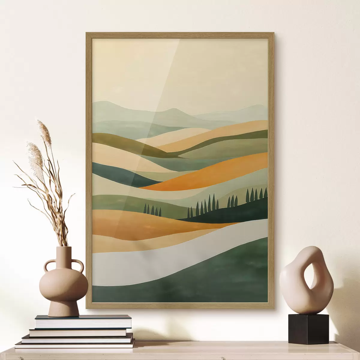 Poster Collines colorées f51057