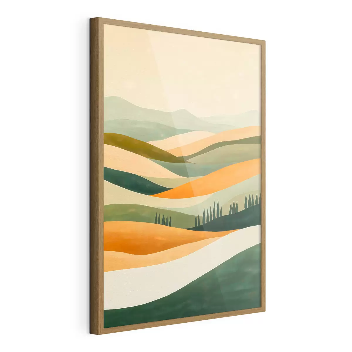 Poster Collines colorées f51057