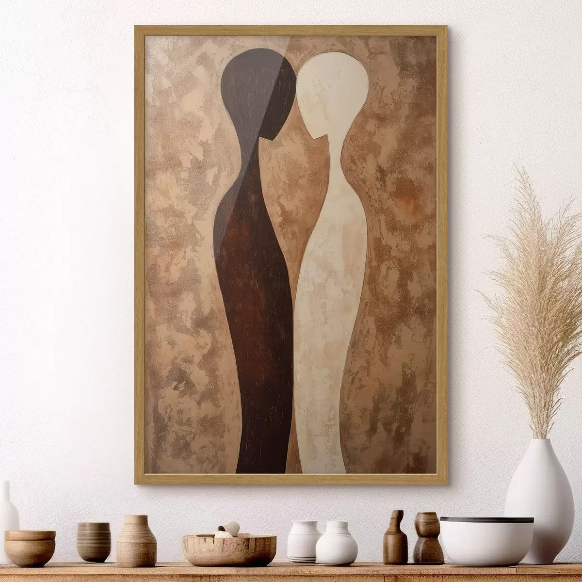 Poster Silhouettes abstraites f51058