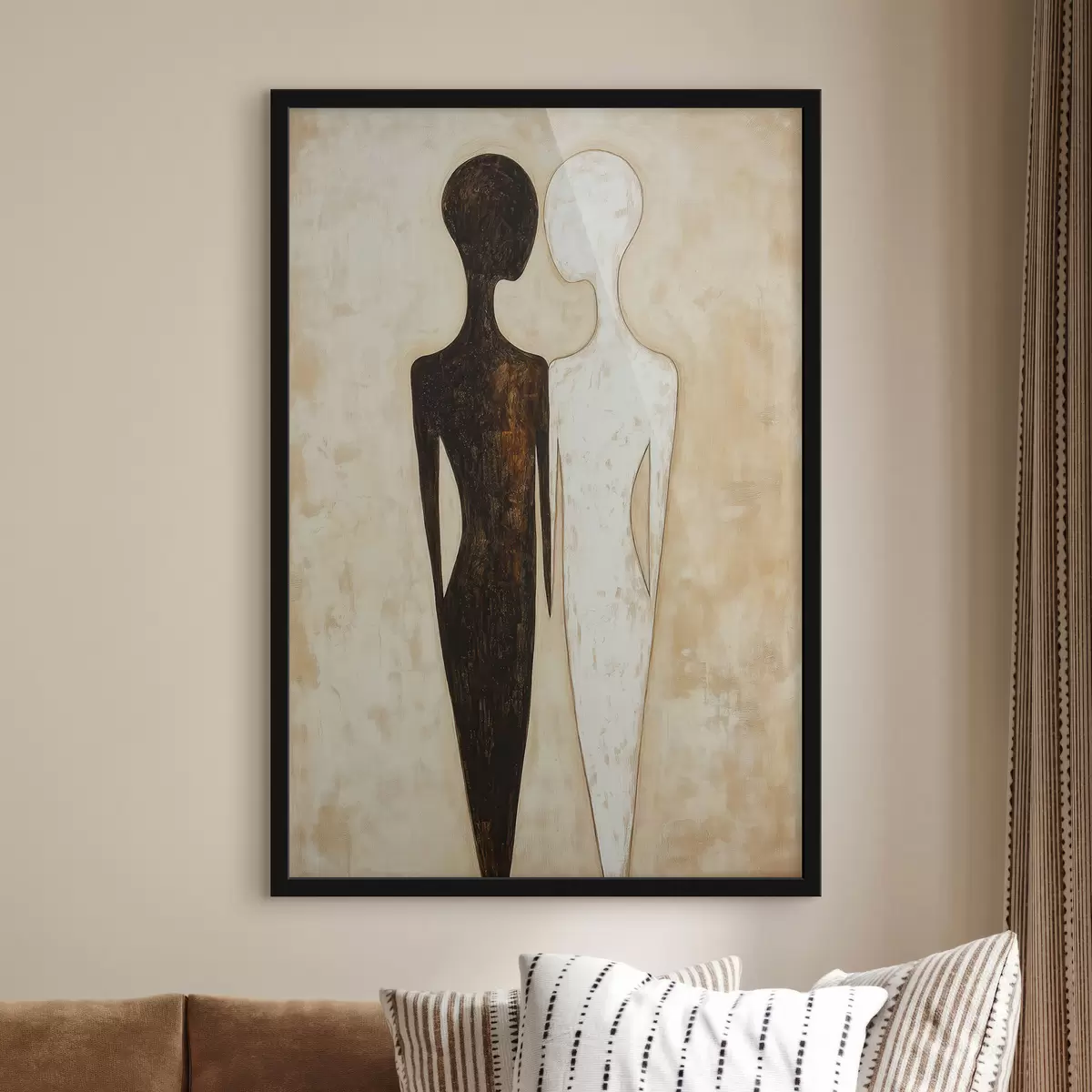 Poster Silhouettes abstraites f51059