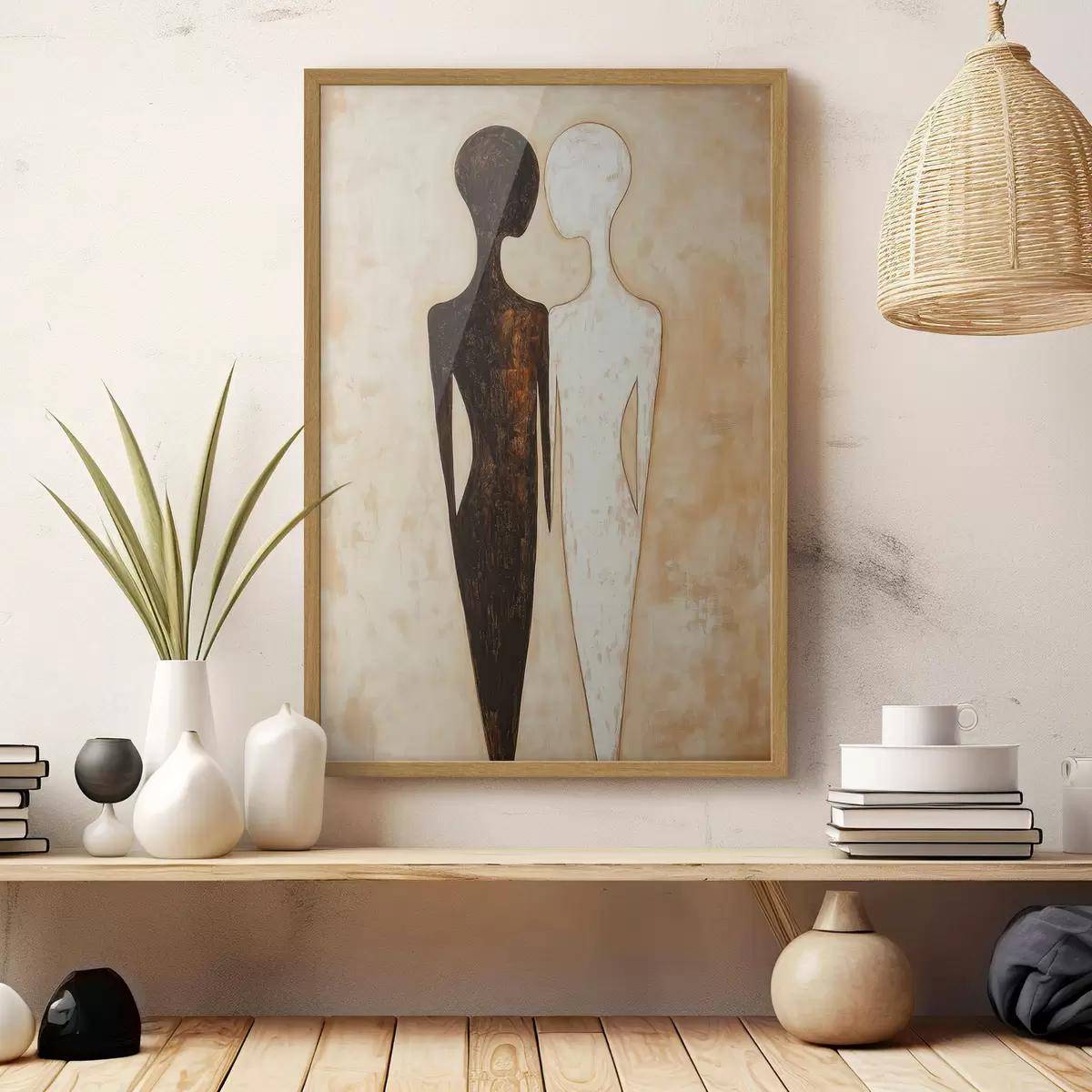 Poster Silhouettes abstraites f51059