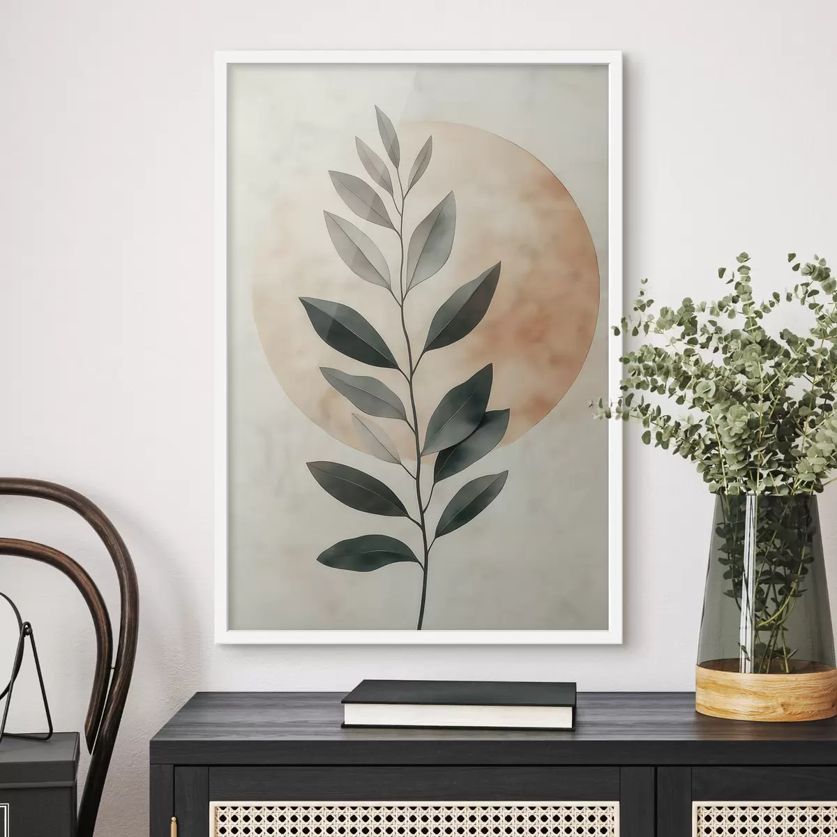 Poster Une branche avec des feuilles f51060