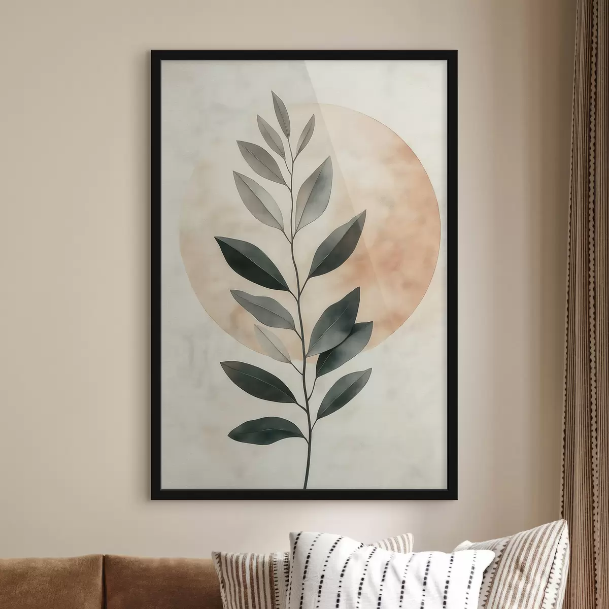 Poster Une branche avec des feuilles f51060