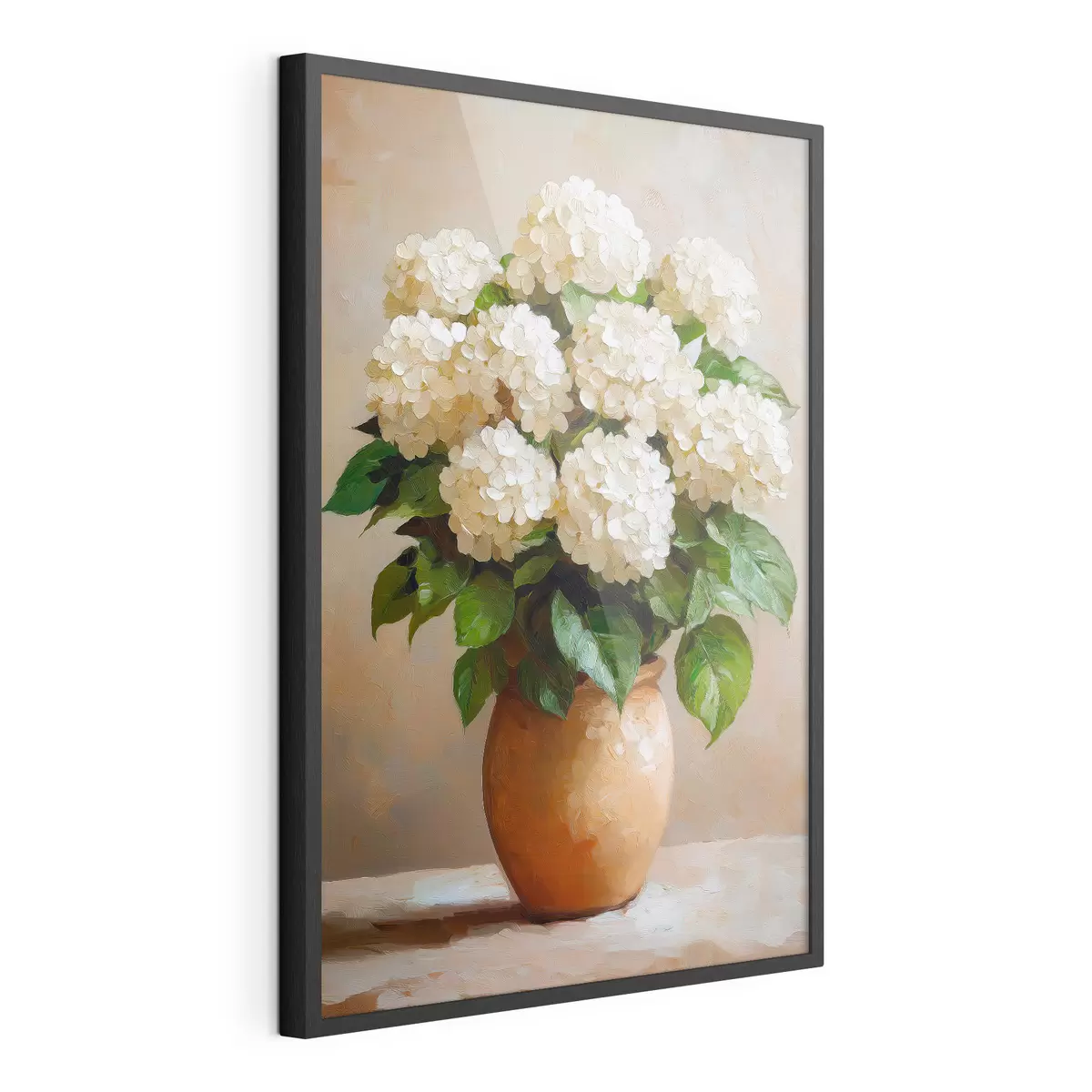 Poster Hortensias blancs f51062