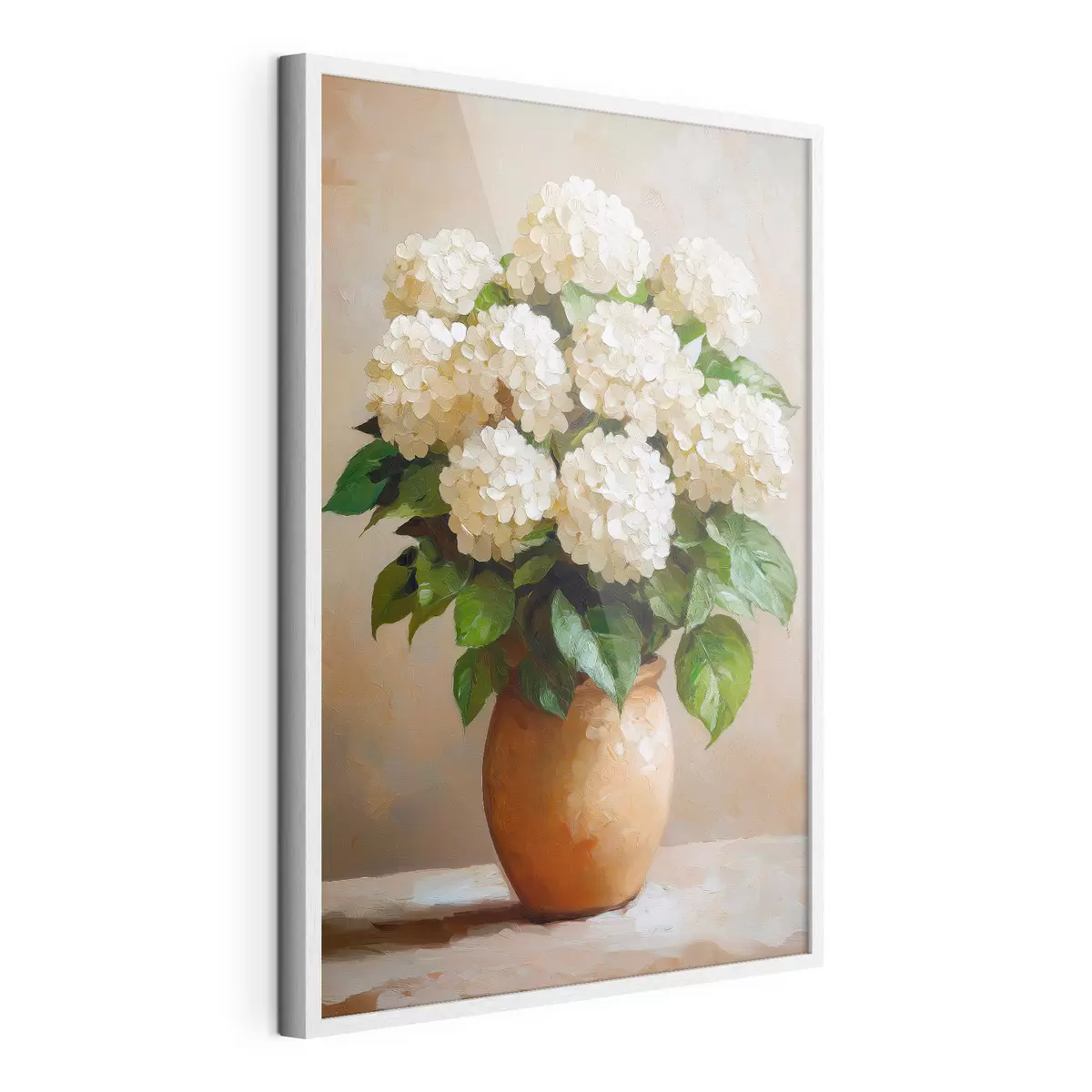 Poster Hortensias blancs f51062