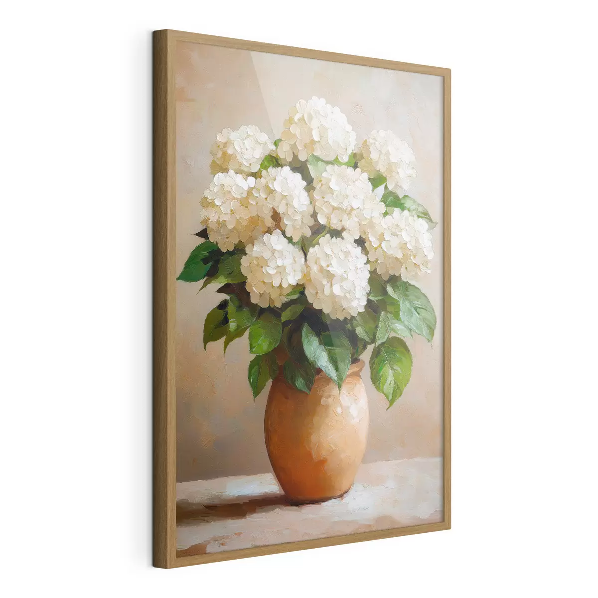 Poster Hortensias blancs f51062