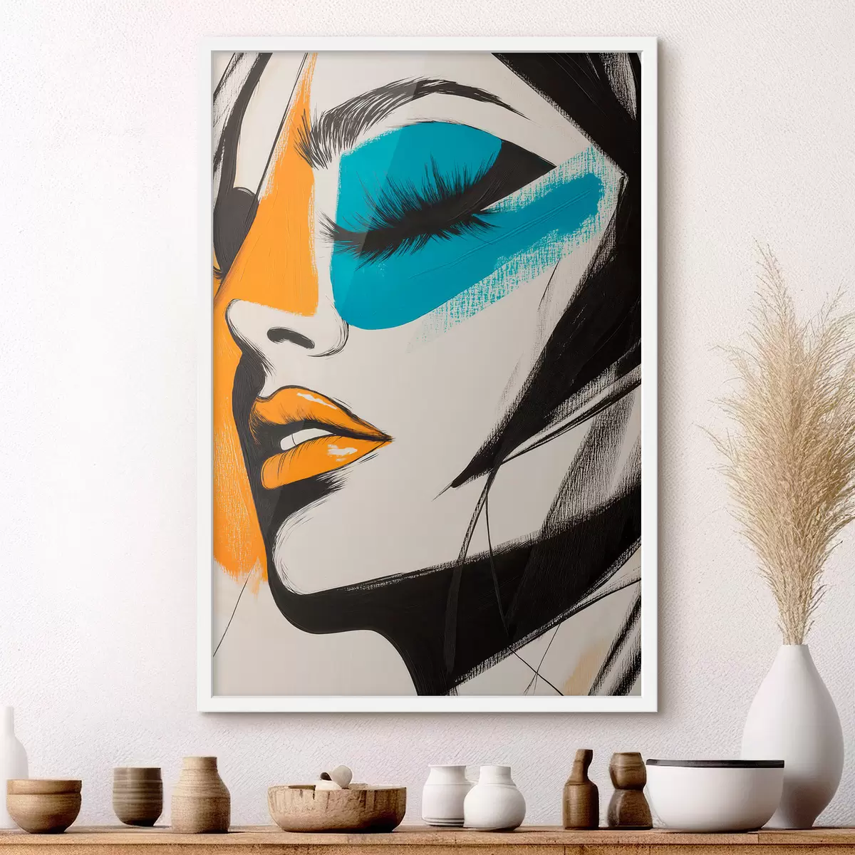 Poster Visages peints f51065