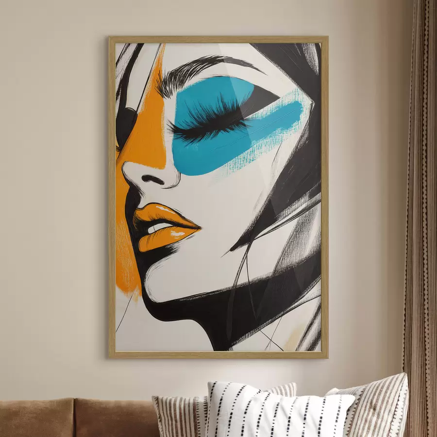 Papier peint Visages peints f51065