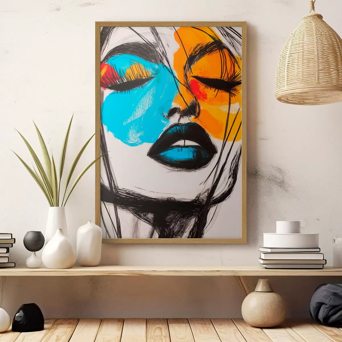 Poster Visages peints f51066