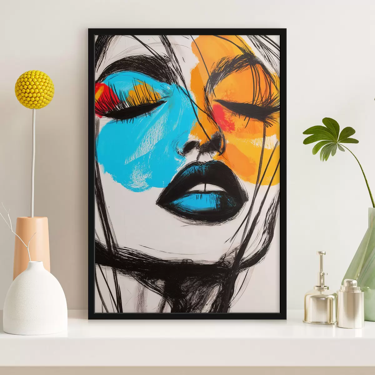 Poster Visages peints f51066