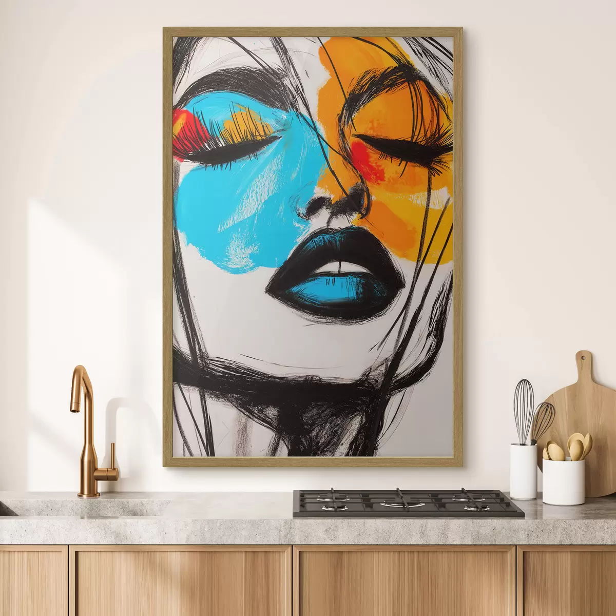 Poster Visages peints f51066
