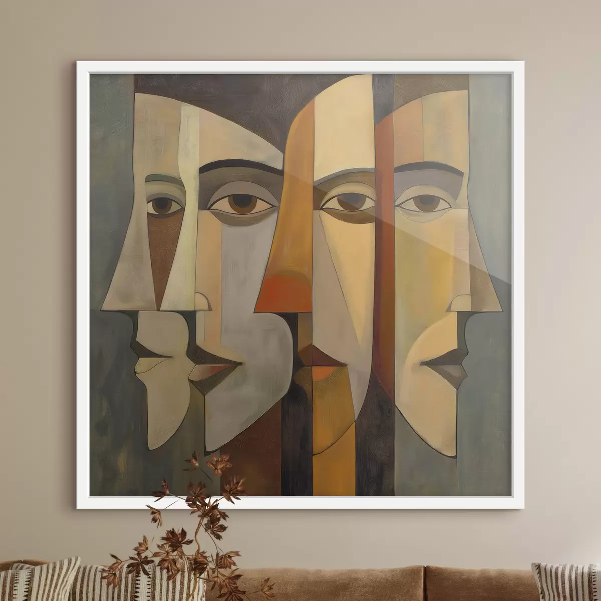 Poster Visages abstraits f51067