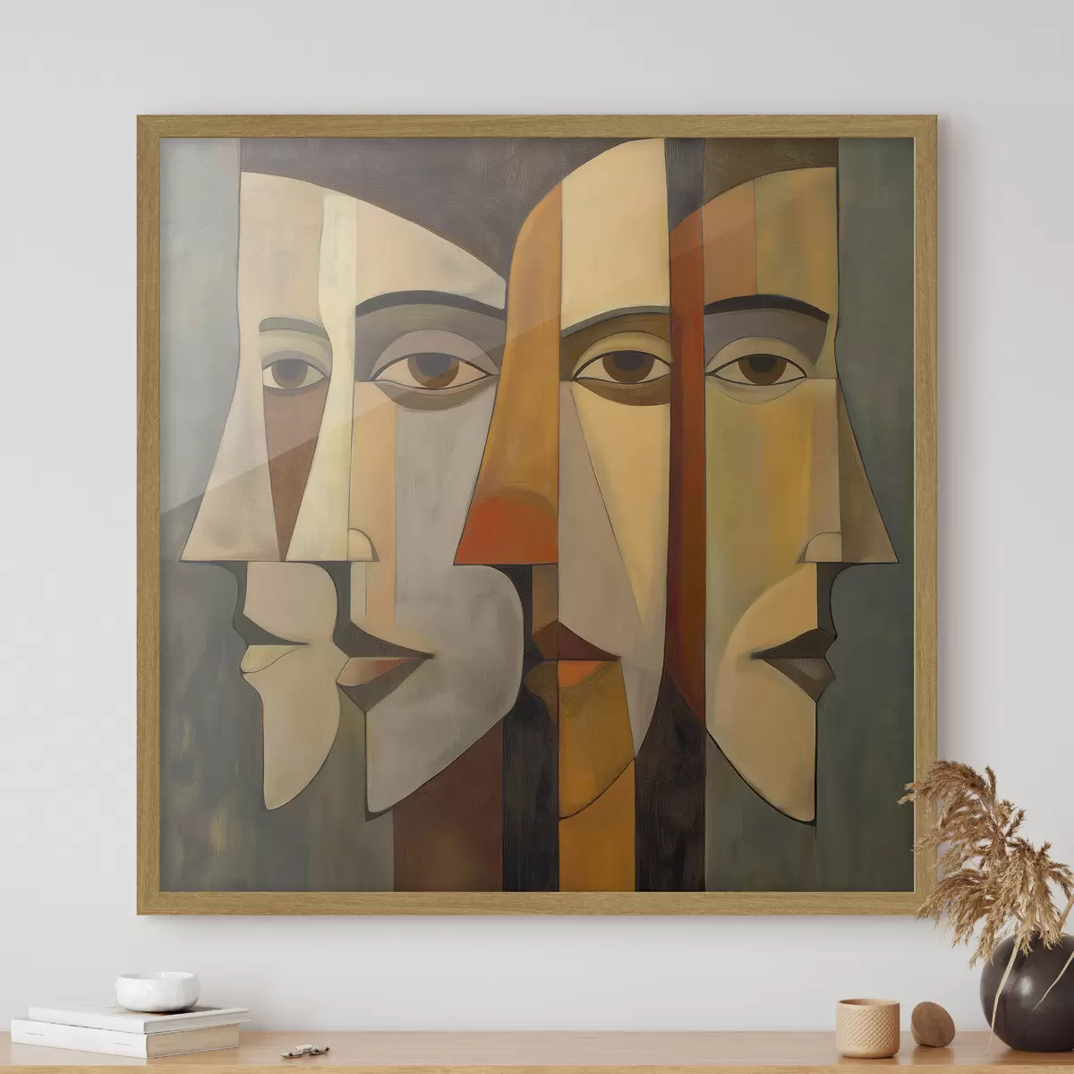 Poster Visages abstraits f51067