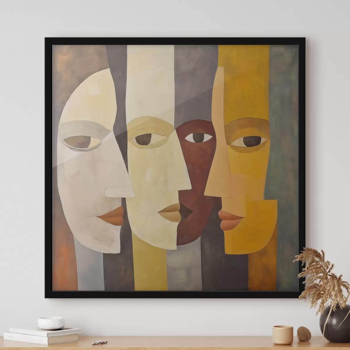 Poster Visages abstraits f51068