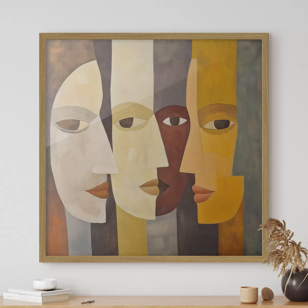 Poster Visages abstraits f51068